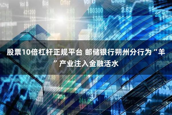 股票10倍杠杆正规平台 邮储银行朔州分行为“羊”产业注入金融活水